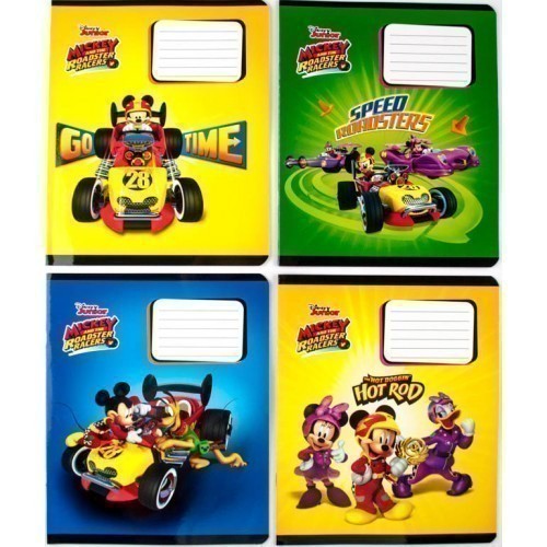 Комплект зошитів скоба 12 арк. лінія, Mickey Mouse...