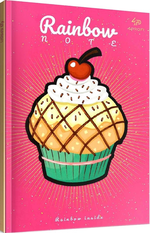 Блокнот TM Profiplan "Artbook Rainbow " Cake", pink,...