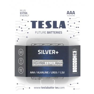 Батарейка TESLA BATTERIES AAA SILVER+( LR03 /BLISTER...