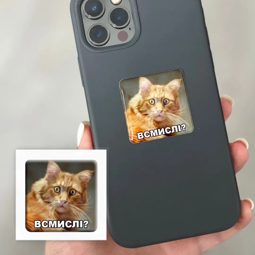 3D стікер "Всмислі?"