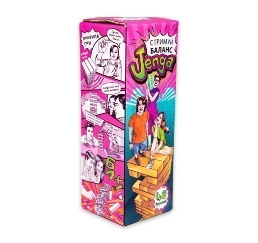 Настільна гра "Стримуй баланс Jenga 48 брусків"