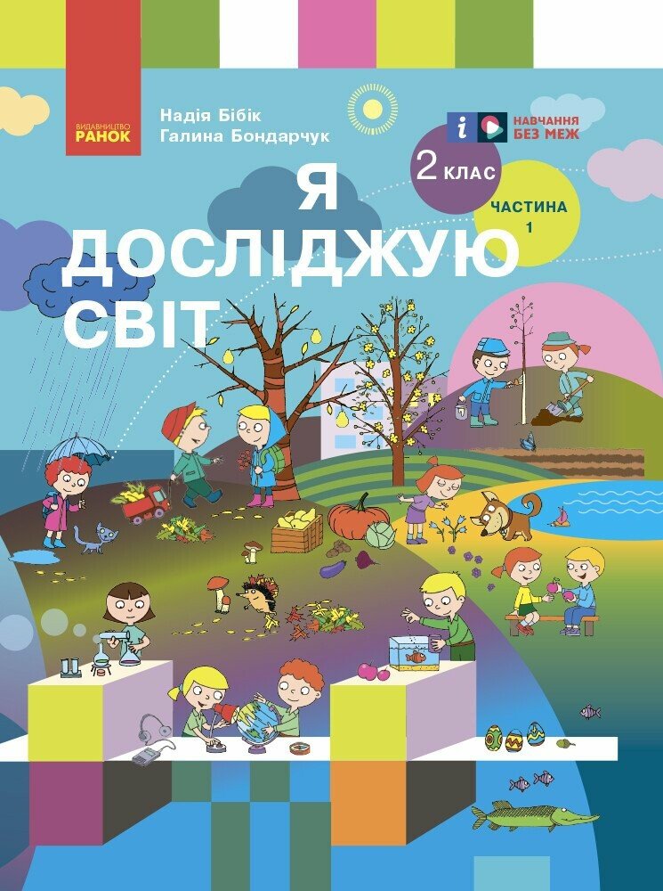 Обкладинка НУШ 2 клас. Я досліджую світ. Підручник (у 2-ох частинах). Частина 1. Бібік Н. М.