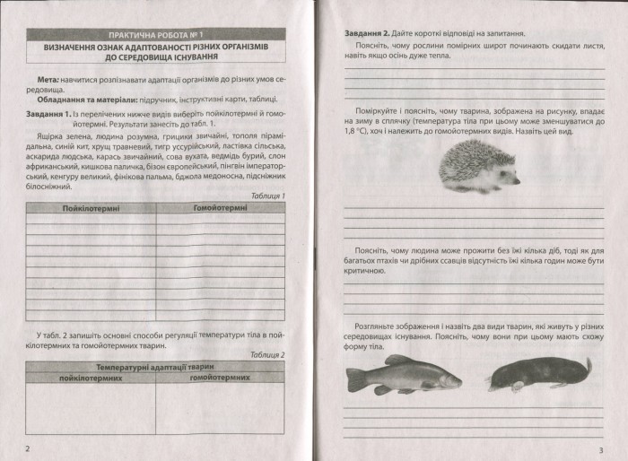 Біологія і екологія 11кл Зошит для практикуму. Рівень...