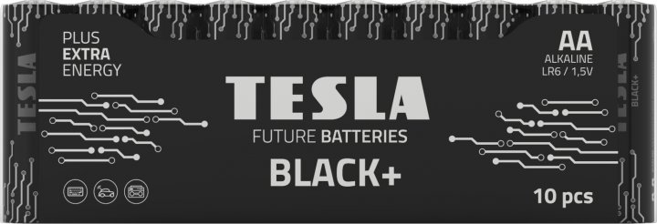 Батарейки Tesla AA BLACK+ 10 MULTIPACK (LR06 / SHRINK)...