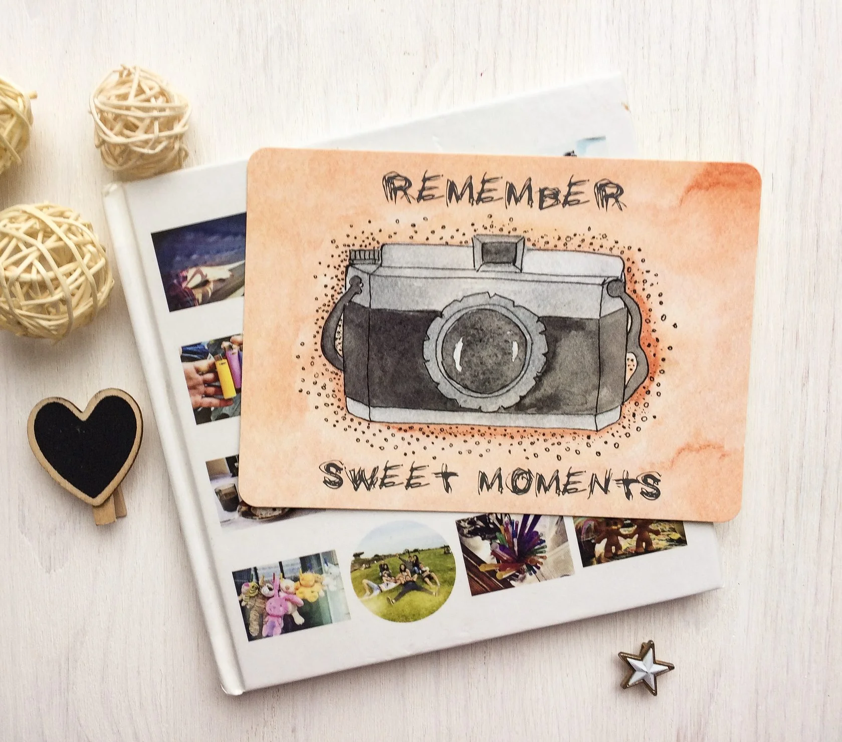 Листівка Фотокамера (Remember sweet moments)