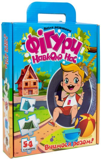 Пазли "Фігури навколо нас", в кор-ці 23-18,5-5 см