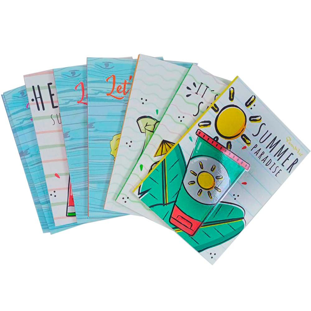 Блокнот А 6, 80 л. цв.точка Summer Note ассорт