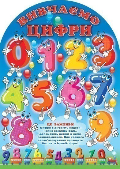 Ширма з вирубкою. Цифри