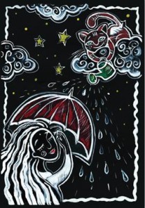 Тижневик 128 л. А5 "Angel on the moon"