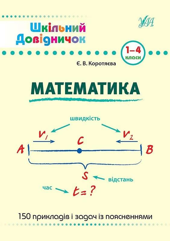 Обкладинка Шкільний довідничок. Математика