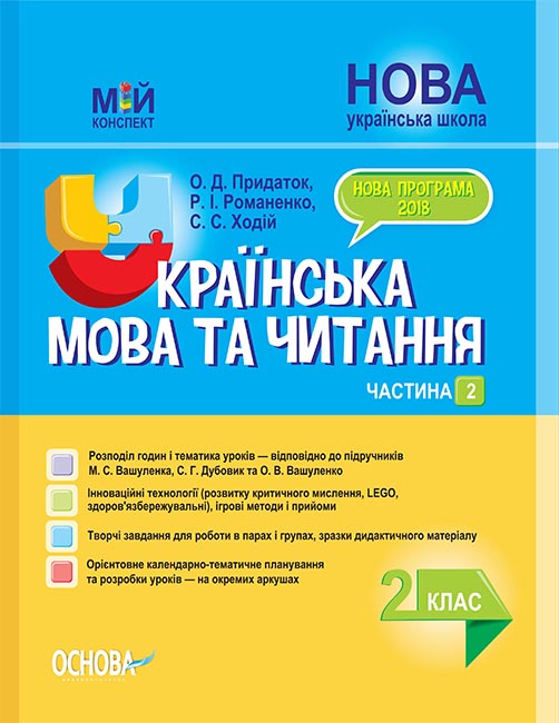 Українська мова та читання. 2 клас. Частина 2 (за підручниками...