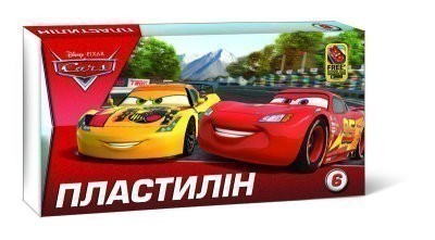 Пластилін Серія Cars №3 6 кольорів