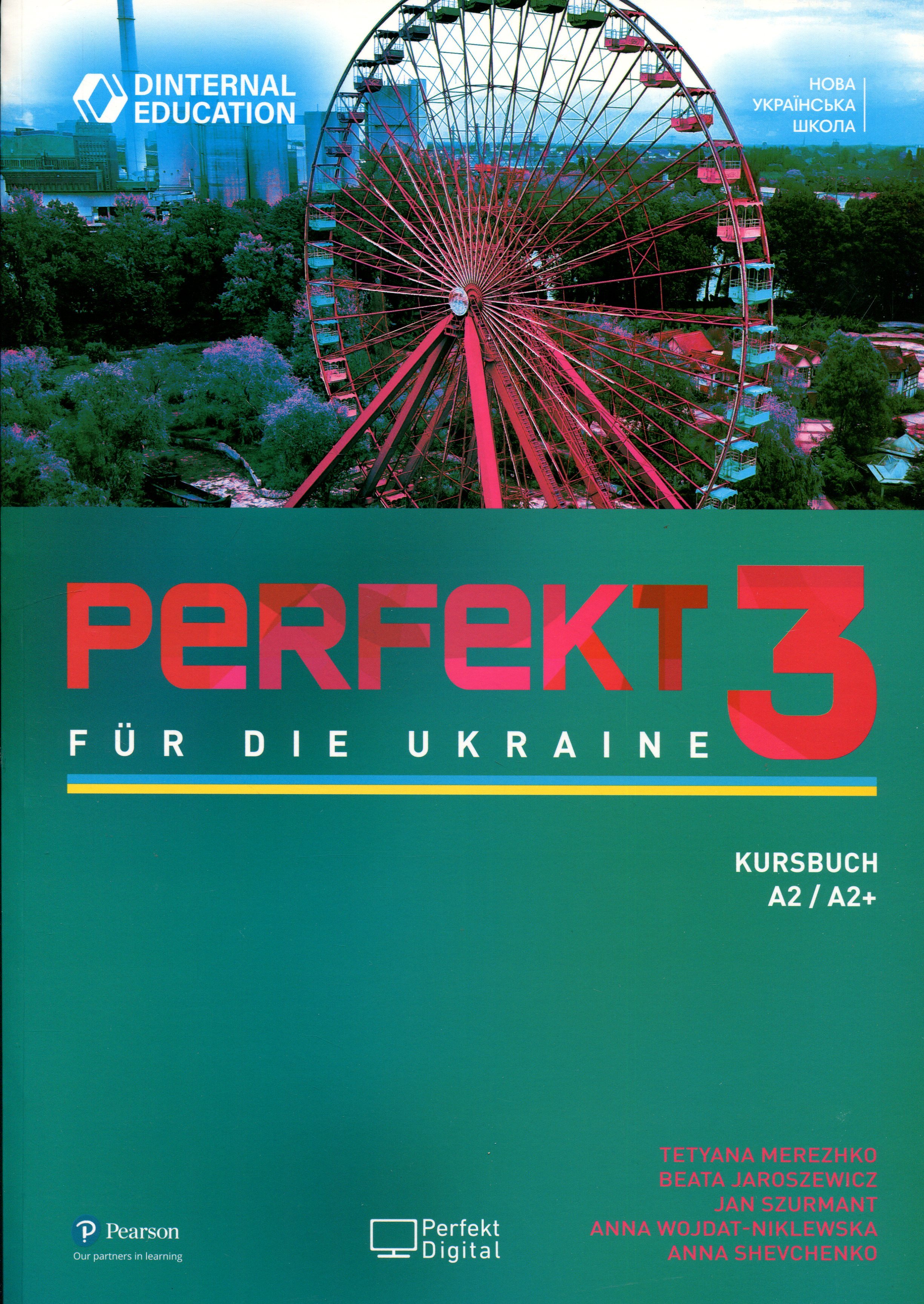 Обкладинка Підручник Perfekt für die Ukraine 3 Kursbuch. A2/A2+