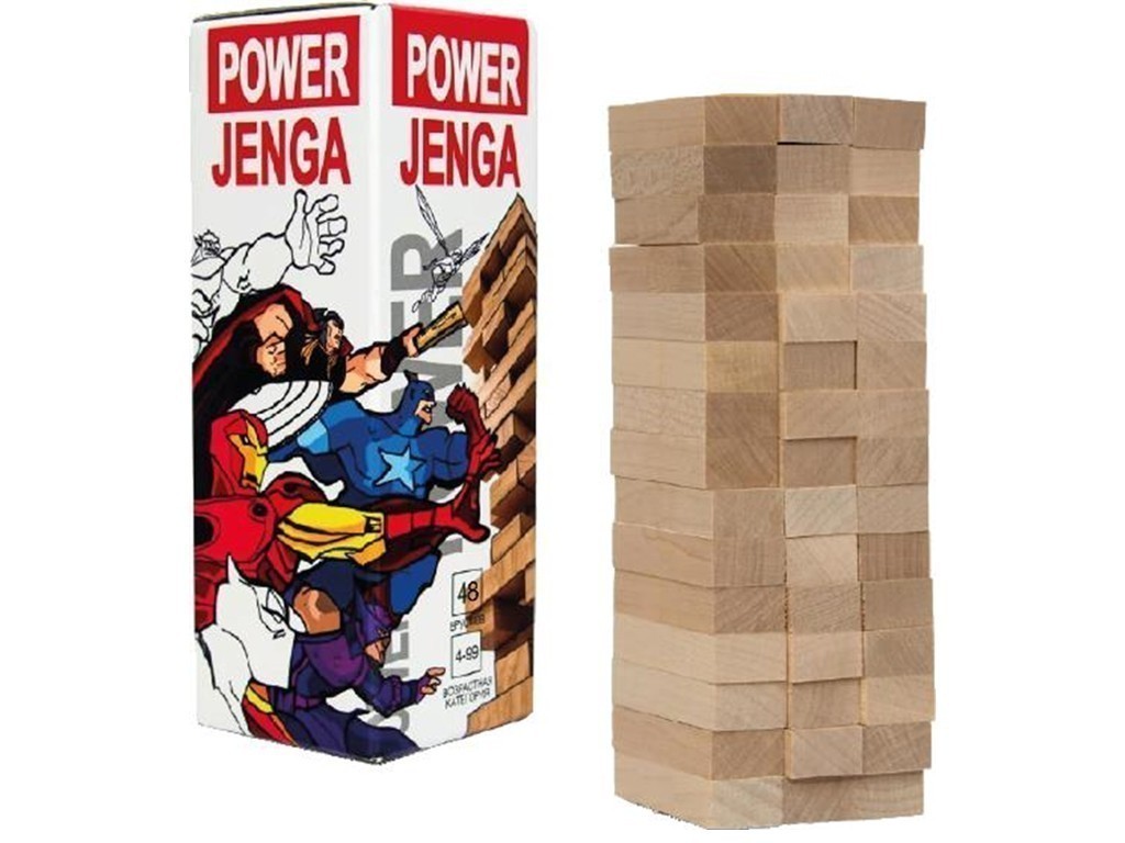 Настільна гра "Power Jenga 48 брусків"