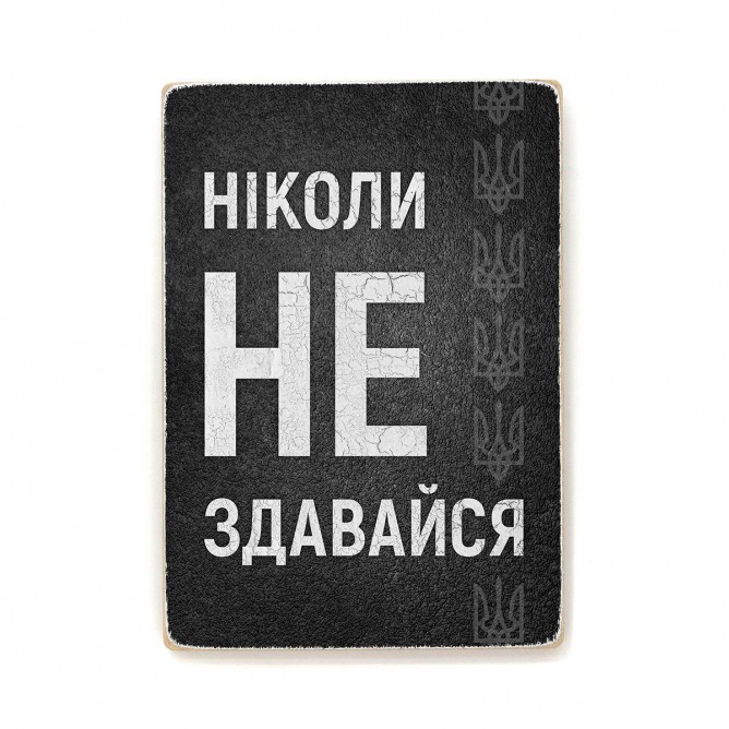 Постер "Ніколи не здавайся"
