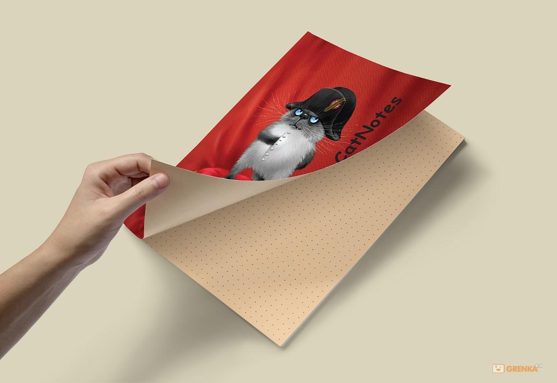 Блокнот 80 л. А5 "Котолеон"