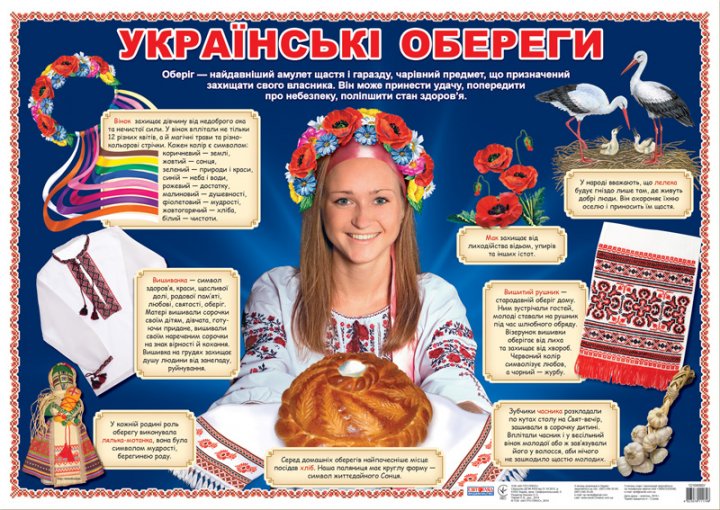 Плакат. Українські обереги