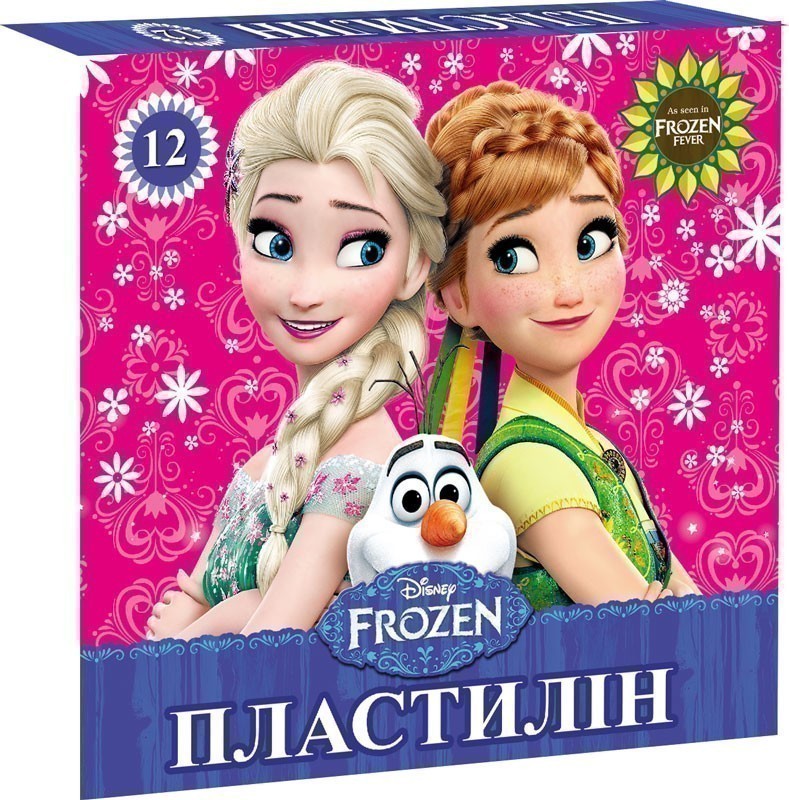 Пластилін FROZEN 12 кольорів