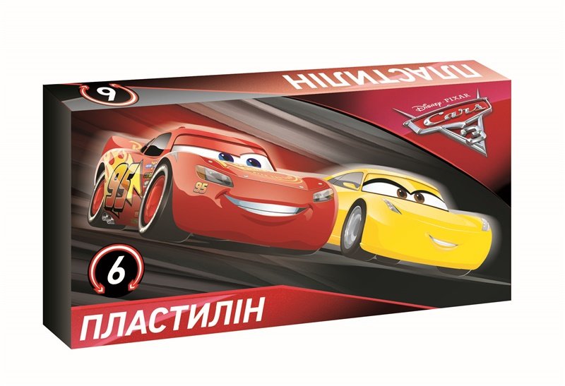 Пластилін Серія Cars №2 6 кольорів