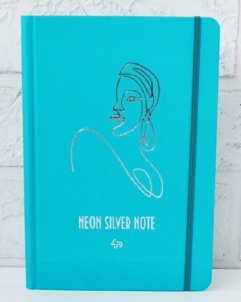 Блокнот TM Profiplan Office "Neon silver note" blue,...