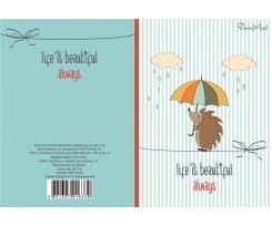 Блокнот А 5, 80 л. кол. кл. з рис. Life is beautiful,...