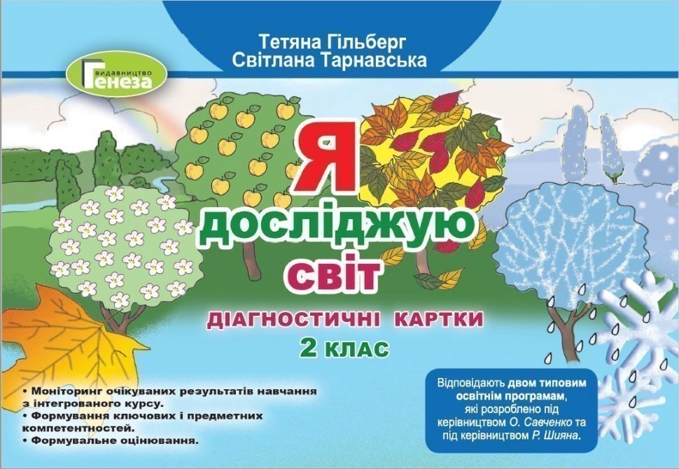 Я досліджую світ 2 кл Діагностичні тест-картки