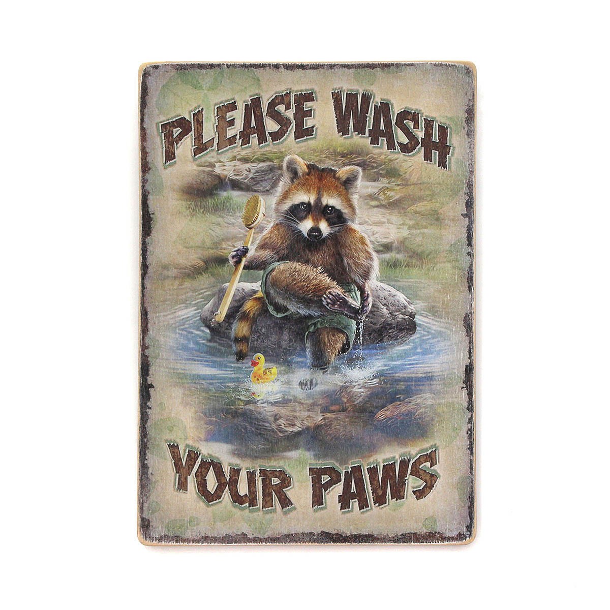 Постер 'Please wash your paws'
