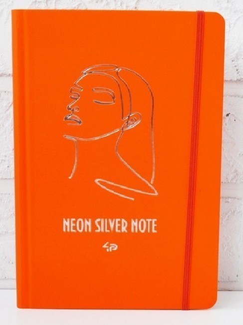 Блокнот TM Profiplan Office "Neon silver note" orange,...