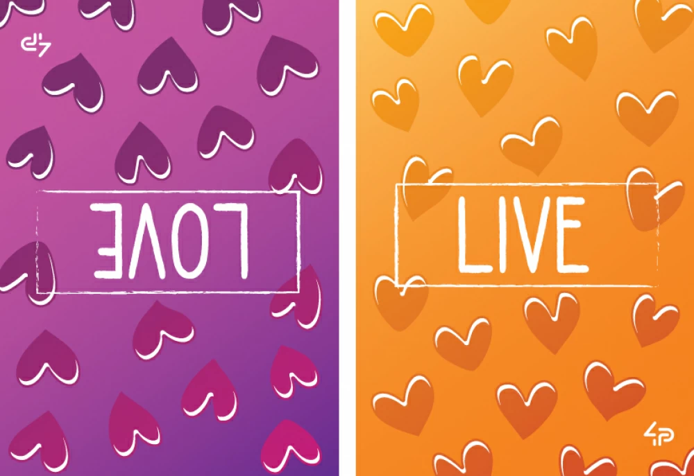 Блокнот TM Profiplan Two in one "Dream/Go", one (heart)...