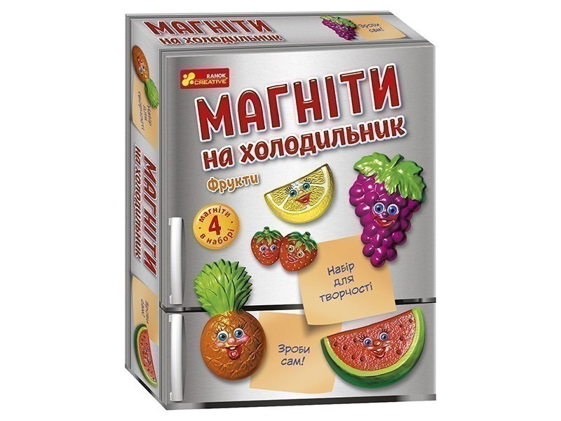 Магніти на холодильник. Фрукти