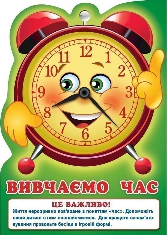 Ширма з вирубкою.Вивчаємо час