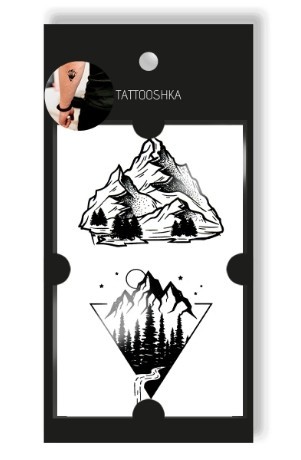 Тату " Хочу в гори"