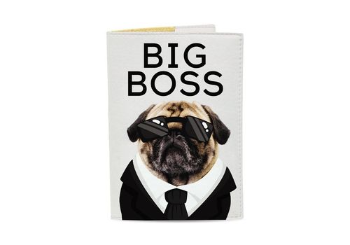 Обкладинка на паспорт ЕкоШкіра Big Boss