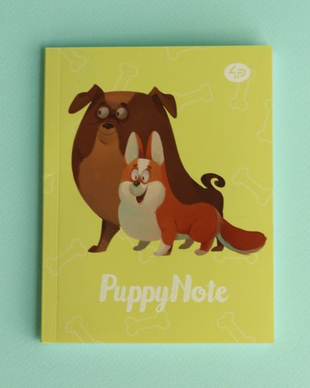 Блокнот TM Profiplan "Puppy Note", yellow A5 mini