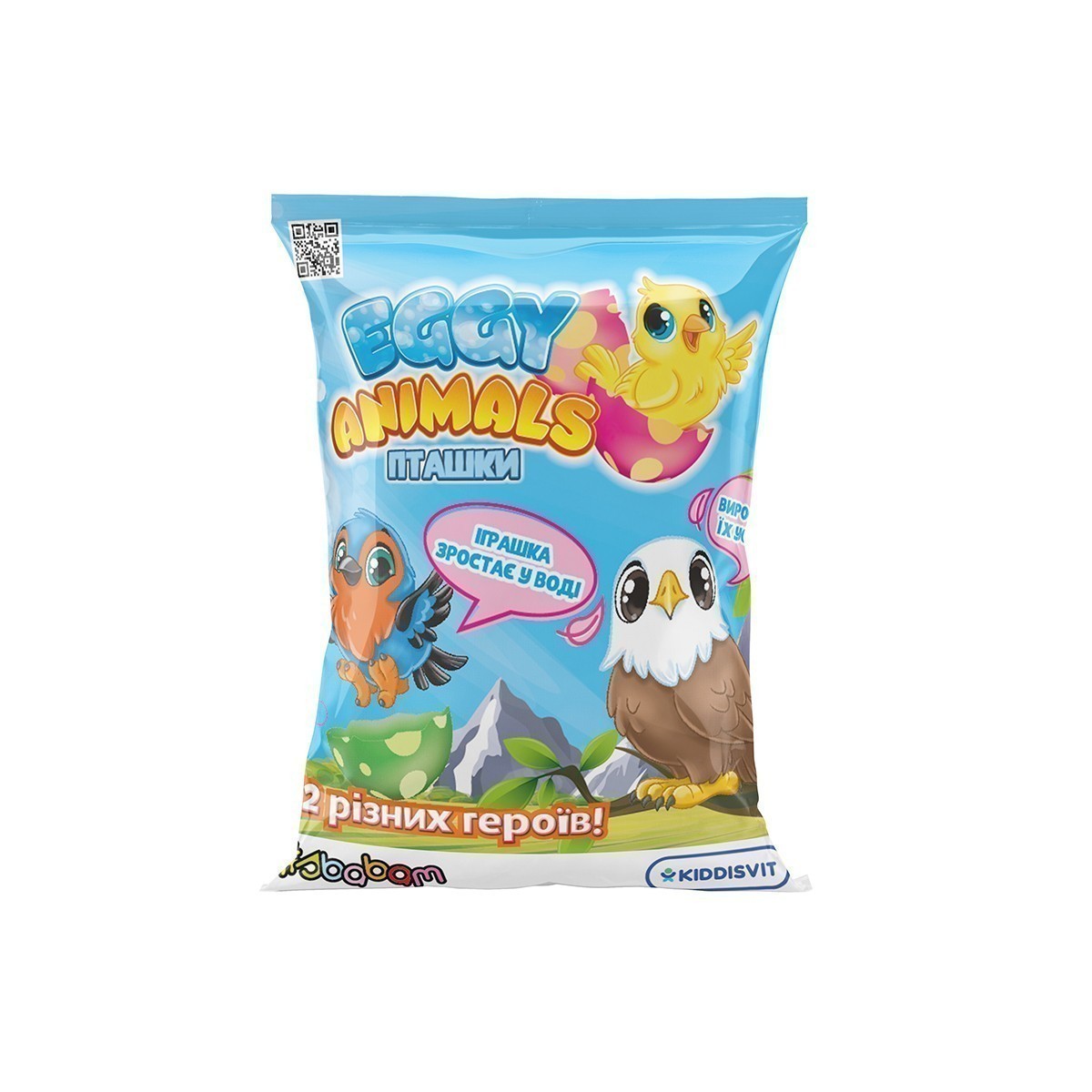 Іграшка, що зростає, в яйці "Eggy Animals" - Пташки