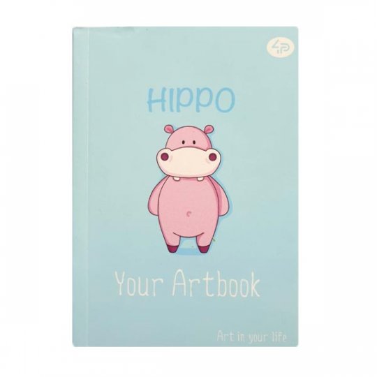 Блокнот TM Profiplan "Artbook hippo", А6
