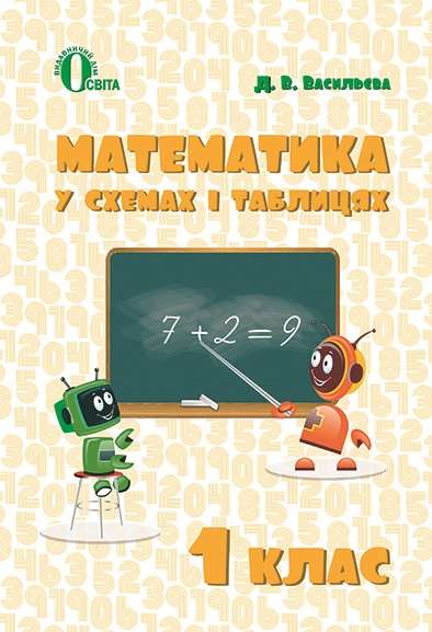 Обкладинка Математика в схемах і таблицях 1 клас