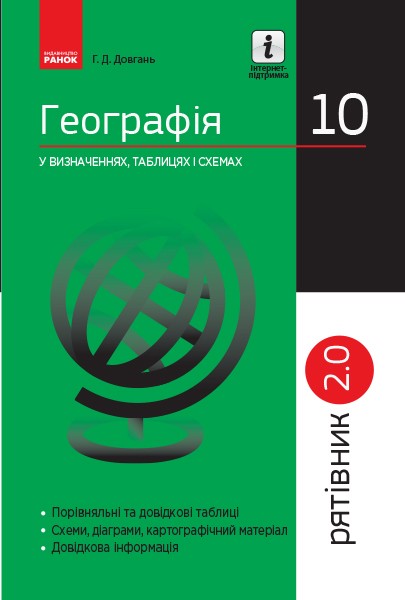Географія. 10 класи. Рятівник 2.0