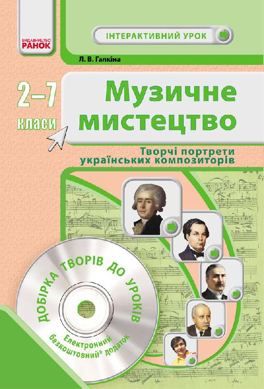 Музичне мистецтво. Творчі портрети українських композиторів...