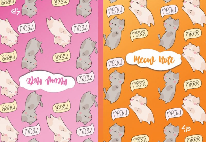 Блокнот TM Profiplan Two in one "Dream/Go", three (kitten)...