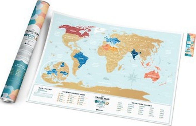Скретч карта світу "Travel Map Holiday Lagoon World"...
