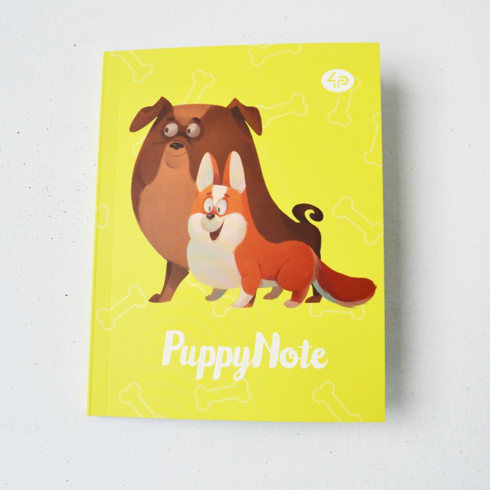 Блокнот TM Profiplan "Puppy Note", yellow A6 mini