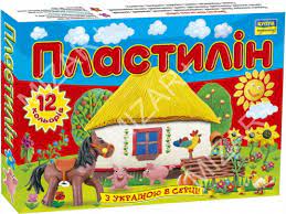 Пластилін Моя країна 12 кольорів