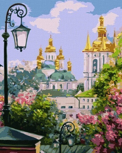 Набір для розпису по номерах. "Київ золотоверхий навесні"...