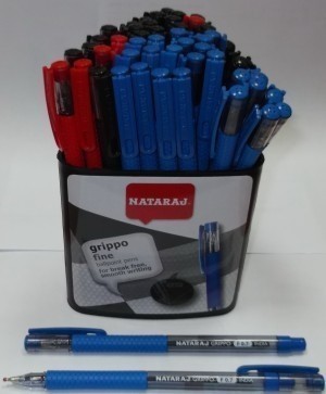 Ручка кулькова асорті 0.7мм Nataraj Grippo 206499022