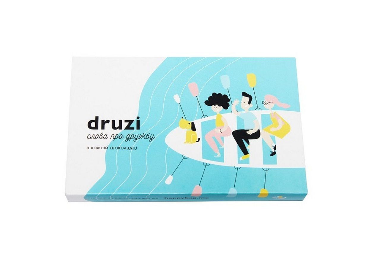 Набір шоколадок "DRUZI"