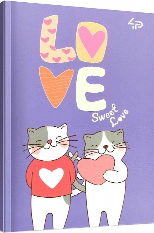 Блокнот TM Profiplan "Sweet love note" cats, А5
