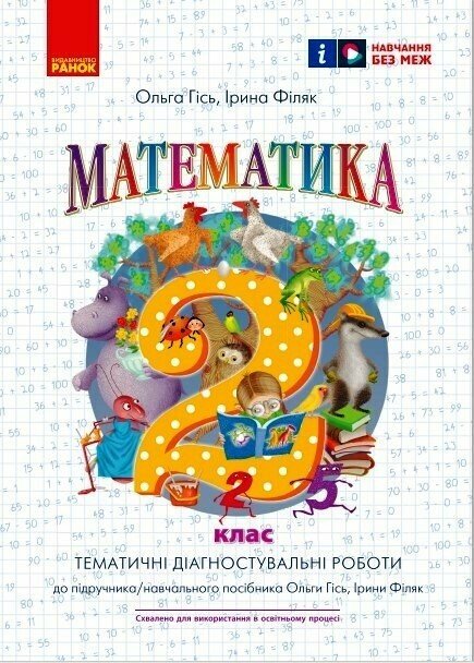 Математика. 2 клас. Тематичні діагностувальні роботи....