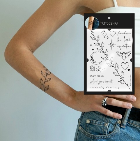 Тату-cет FREEDOM LOVE