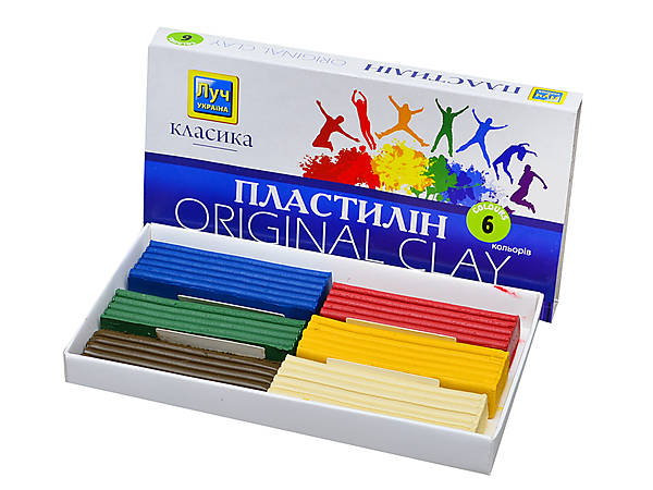 Пластилін Класика 6 кольорів